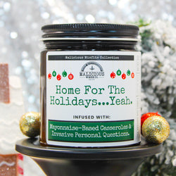 Malicious Women Candle CO.- Home For The Holidays Soy Candles-Front