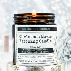 Malicious Women Candle CO. Best Scented Candles-Christmas Movie Watching Candle 