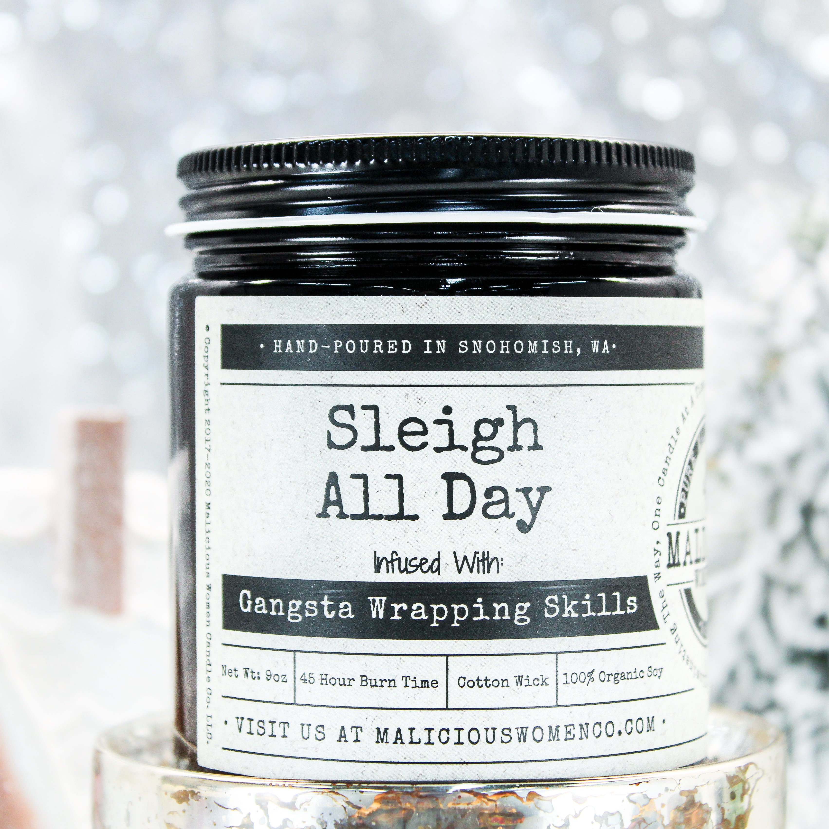 Malicious Women Candle CO. Best Scented Candles-Sleigh All Day