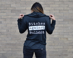 Bitches Against Bullshit Malicious Long-Sleeved T-Shirt Hoodie Apparel Malicious Women Candle Co. 