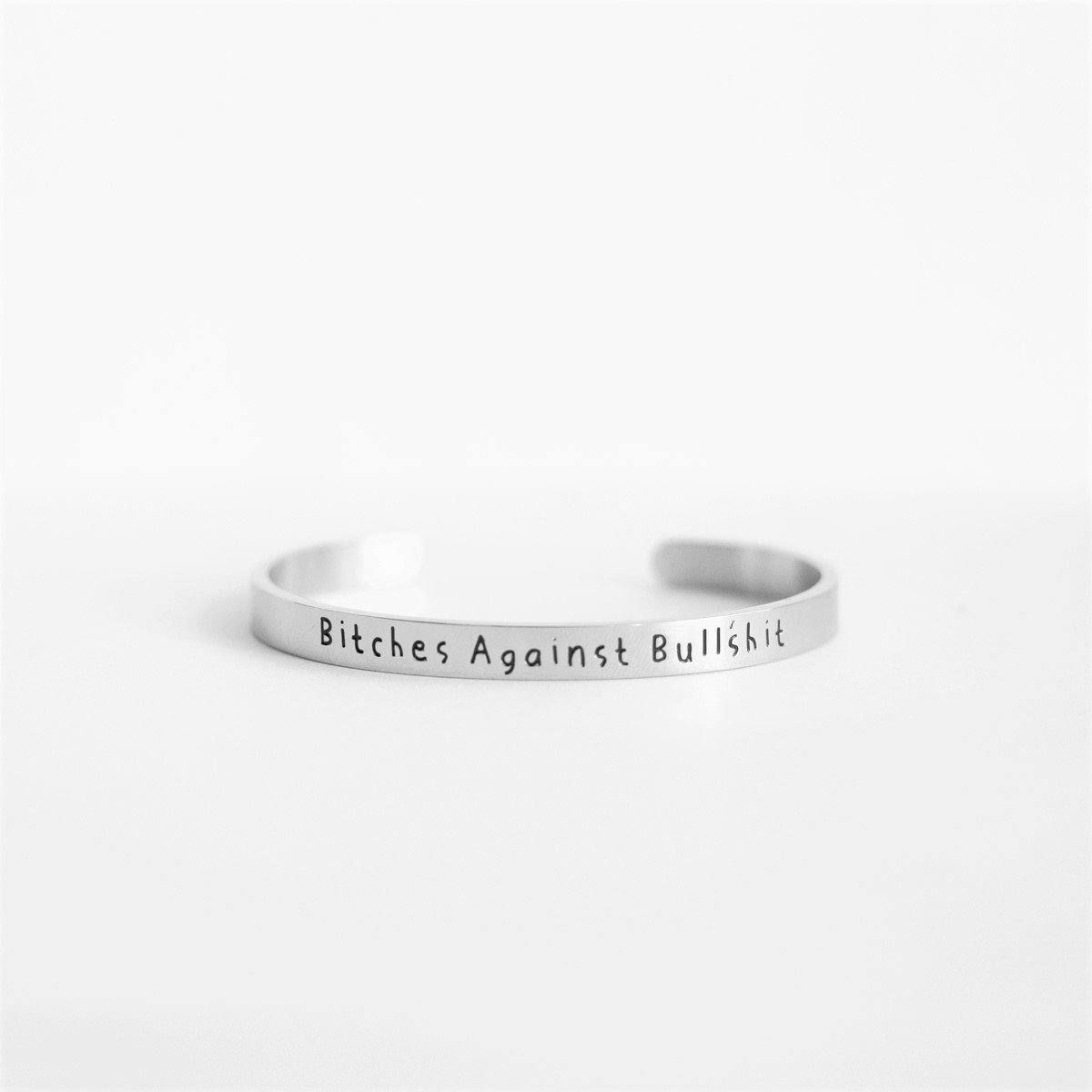 Bitches Against Bullshit - Bangle Bracelet Jewelry Malicious Women Candle Co. 