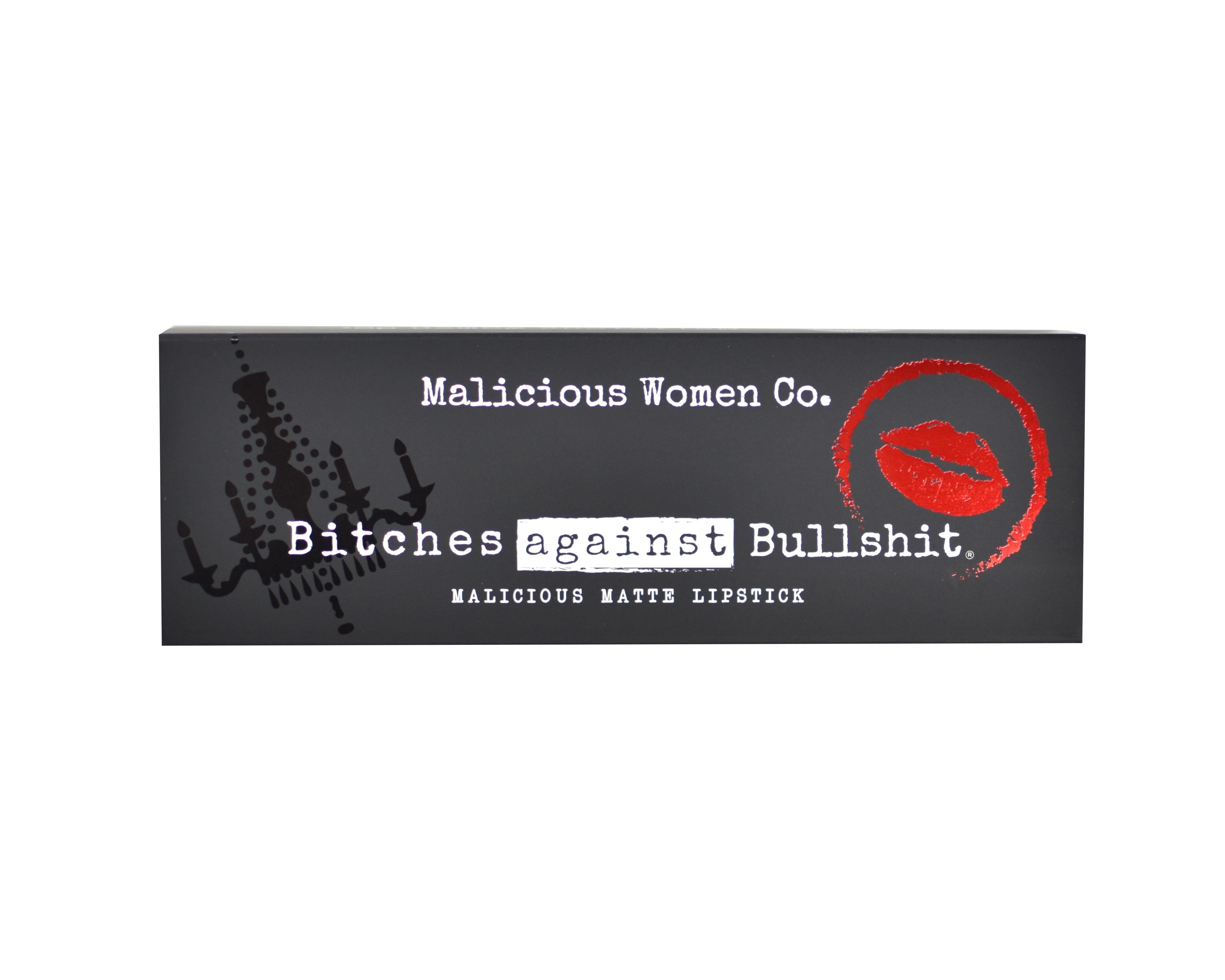 Bitches Against Bullshit - Malicious Matte Liquid Lipstick - Bitch Mode! (Medium Nude) Makeup Malicious Women Candle Co. 