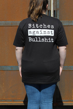 Bitches Against Bullshit Malicious Women's Crew Neck T-Shirt Apparel Malicious Women Candle Co. 