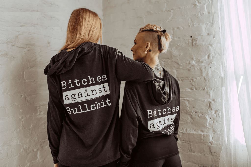 Bitches Against Bullshit Malicious Long-Sleeved T-Shirt Hoodie Apparel Malicious Women Candle Co. 