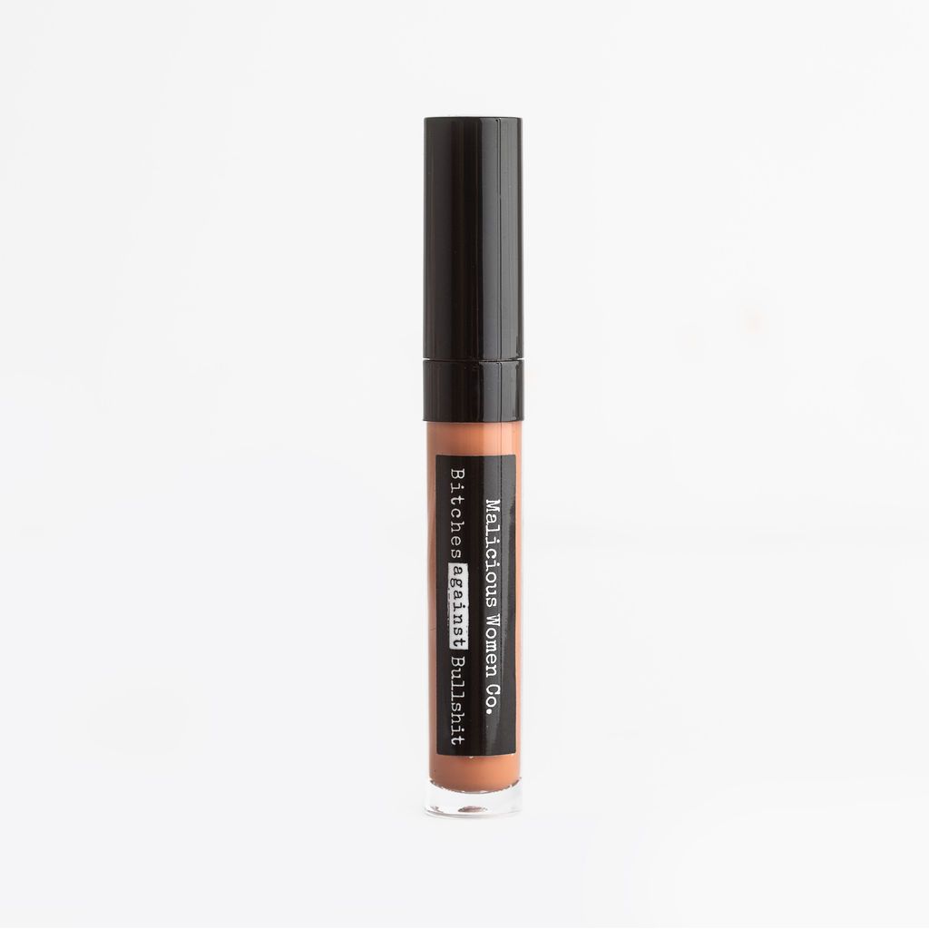 Bitches Against Bullshit - Malicious Matte Liquid Lipstick - Bitch Mode! (Medium Nude) Makeup Malicious Women Candle Co. 